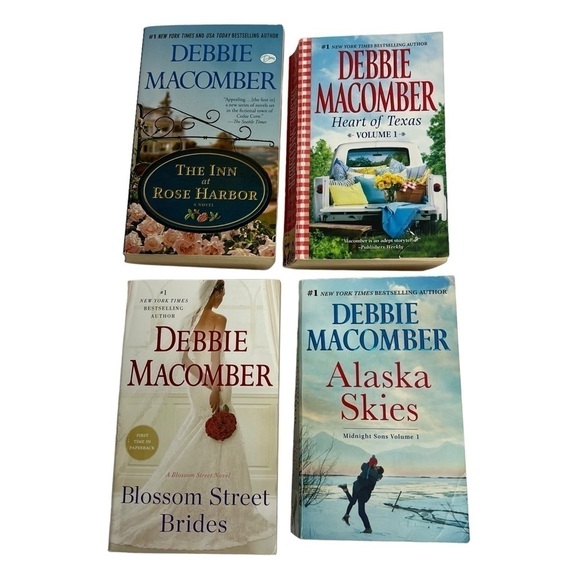 Debbie Macomber Fiction Books/Novel Lot/4 Paperbacks Contemporary Women/Romance - Picture 1 of 7